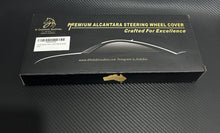 Load image into Gallery viewer, Luxury Custom Alcantara Steering Wheel Cover – Handmade Custom Fit for Audi S3 S4 S5 S6 SQ5 SQ7 SQ8 All Models – Anti-Slip & Heated Wheel