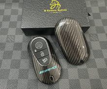 Load image into Gallery viewer, Luxury Carbon Fiber Key Fob Cover Case For Mercedes AMG New C E GLC S EQ Class W206 X254 W223 C236 W214 X290 F1 Petronas Edition Exclusive Made