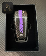 Load image into Gallery viewer, Premium Genuine Carbon Fiber Key Cover Case For Mercedes AMG Model A45s CLA45s C63s E63S GLB35 GLC63S GLE63s C43 E53 Custom Made