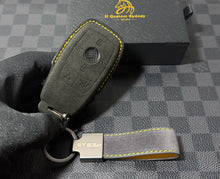 Load image into Gallery viewer, Mercedes AMG GT63S X290 Model Custom Alcantara Key Cover and Keychain Set Exclusive Edition One Edition