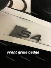 Load image into Gallery viewer, S4 Gloss Black Badges Package For Audi S4 B8 B9 2013-2023 Full Blacked Out Exclusive Pack
