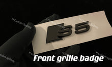 Load image into Gallery viewer, S5 Gloss Black Badges Package For Audi S5 F5 2017-2023 Full Blacked Out Exclusive Pack