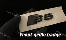 Load image into Gallery viewer, S5 Gloss Black Badges Package For Audi S5 8T 2013-2016 Full Blacked Out Exclusive Night Edition Pack