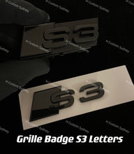 Load image into Gallery viewer, S3 All Black Badges Package For Audi S3 8V GY 2015-2023 Exclusive Night Edition