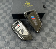 Load image into Gallery viewer, M2 Genuine Carbon Fiber Keyring Key Fob Cover For BMW New M2 G87 2023-2024 Custom Made