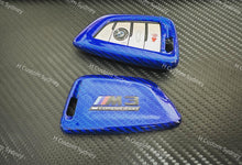 Load image into Gallery viewer, Premium Fiber Key Fob Cover For BMW M3 M4 M5 M8 X5M X6M Competition Exclusive Pack