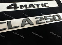 Load image into Gallery viewer, Gloss Black CLA250 C118 Full Badges Package For Mercedes CLA250 New C118 Model ONLY Night Edition