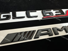 Load image into Gallery viewer, Gloss Black GLC63S AMG Full Badges Package For GLC63S X253 C253 Standard Pack
