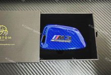 Load image into Gallery viewer, Premium Fiber Key Fob Cover For BMW M3 M4 M5 M8 X5M X6M Competition Exclusive Pack