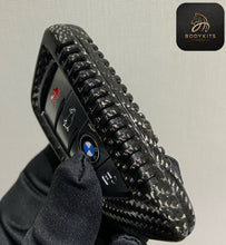 Load image into Gallery viewer, M50i Genuine Carbon Fiber Keyring Key Fob Cover For BMW X5 X6 X7 M50i Model Custom Made Exclusive Gift