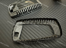 Load image into Gallery viewer, Genuine Carbon Fiber M3 M3 CS Keychain Key Fob Cover Pack For BMW M3 M3 CS Exclusive Made
