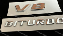 Load image into Gallery viewer, Chrome Silver G63 Full badges Package for Mercedes G63 2019-2023 Exclusive Pack