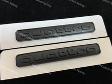 Load image into Gallery viewer, Q7 Matte Black Badges Pack For Audi Q7 55TFSI Exclusive Edition