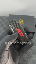 Load and play video in Gallery viewer, ABT Genuine Carbon Fiber Key Cover Keyring Package for Audi RSQ8 New RS7 RS6 RS3 Exclusive Made