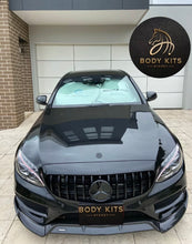 Load image into Gallery viewer, Mercedes All Black GT Front Grille Packge For C200 C250 C300 C43 W205 A205 C205 S205 2015-2018 Models