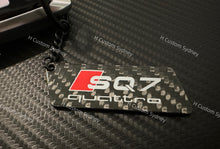 Load image into Gallery viewer, SQ7 Gloss Black Full Badges Set For Audi SQ7 4M 2016-2024 Exclusive Night Edition