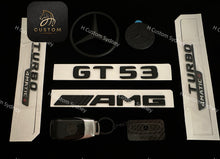 Load image into Gallery viewer, Matte Black GT53 Full Badges Package For Mercedes AMG GT53 X290 Exclusive Pack