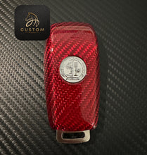 Load image into Gallery viewer, Genuine Carbon Fiber Key Fob Cover For Mercedes C63s E63s GLC63s GLE63s GT63S GLS63 AMG Model