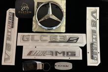 Load image into Gallery viewer, OEM Chrome GLC63s Badges Package For Mercedes GLC63S C253 Coupe ONLY