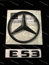 Load image into Gallery viewer, E53 Matte Black Badges Pack For Mercedes E53 W213 C238 A238 Exclusive Pack