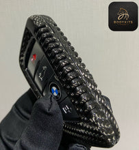 Load image into Gallery viewer, Genuine Carbon Fiber Keyring Key Fob Cover For BMW M3 M4 M5 M8 Competition Custom Made