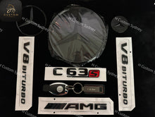 Load image into Gallery viewer, C63s Full Blacked out Badges Package For Mercedes C63s 2015-2018 Models W205 C205 S205 ONLY