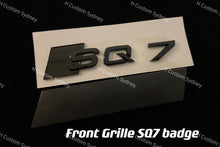 Load image into Gallery viewer, SQ7 Gloss Black Badges Package For Audi SQ7 4M 2016-2023 Exclusive Pack