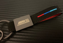 Load image into Gallery viewer, Premium Alcantara Keyring Keychain For BMW M5 Competition Custom Gift