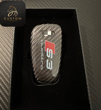 Load image into Gallery viewer, S3 Premium Genuine Carbon Fiber Key Fob Cover Set For Audi S3 8V Model Exclusive Made