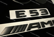Load image into Gallery viewer, E53 Matte Black Badges Pack For Mercedes E53 W213 C238 A238 Exclusive Pack