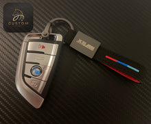 Load image into Gallery viewer, Premium Alcantara Keyring Keychain For BMW X5M Competition Custom Gift