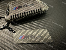 Load image into Gallery viewer, Premium Genuine Carbon Fiber Key Fob Cover For BMW M4 CS Exclusive Gift