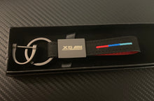 Load image into Gallery viewer, Premium Alcantara Keyring Keychain For BMW X5M Competition Custom Gift