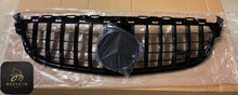 Load image into Gallery viewer, Gloss Black AMG GT Grille Front Bumper Package Set For Mercedes C63s W205 C205 S205 A205 2015-2018 Models