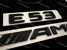 Load image into Gallery viewer, Gloss Black E43 E53 Badges Package For Mercedes E43 E53 W213 A238 C238 Exclusive Pack