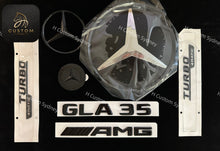 Load image into Gallery viewer, GLA35 Full Black Badges Package For Mercedes GLA35 H247 Exclusive Pack