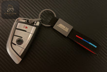 Load image into Gallery viewer, Premium Alcantara Keyring Keychain For BMW M5 Competition Custom Gift