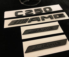 Load image into Gallery viewer, Gloss Black C250 C300 C200 Badges Package For Mercedes AMG C300 C250 C200 W205 C205 S205
