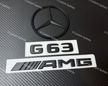 Load image into Gallery viewer, Matte Black G63 Badges Package For Mercedes G63 AMG 2013-2025 models Exclusive Pack

