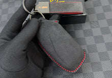 Load image into Gallery viewer, Premium Alcantara and Nappa Leather Key Cover Case Keychain Fit For BMW XM Models Exclusive Edition
