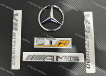 Load image into Gallery viewer, OEM Chrome GTR Badges Pack For Mercedes AMG GTR C190 Model
