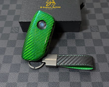 Load image into Gallery viewer, Premium Carbon Fiber Key Fob Cover Case Fit For BMW New X5 X6 X7 LCI M60i New Generation Key Exclusive Made Unique Gift
