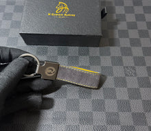 Load image into Gallery viewer, Luxury Alcantara and Nappa Leather Key Fob Cover Case Keychain Pack Fit For Land Rover Range Rover SVR Model Custom Made Exclusive Gift
