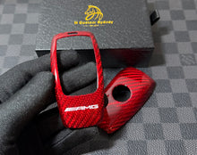 Load image into Gallery viewer, Premium Carbon Fiber Key Fob Cover Set For Mercedes C63s E63s GLC63s GLE63s GT63S AMG Model Exclusive Edition
