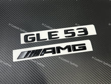 Load image into Gallery viewer, GLE53 Gloss Black Badges Emblems Package For Mercedes GLE53 V167 C167 2019-2023 Exclusive Night Edition Pack
