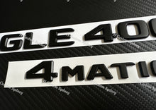 Load image into Gallery viewer, GLE400d Matte Black Full Badges Package For Mercedes GLE400d V167 AMG Model Exclusive Pack
