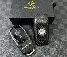 Load image into Gallery viewer, Luxury Genuine Carbon Fiber Key Cover Case For Mercedes AMG Model A C E CLA GLC GLE GLS Class Custom Made Limited Edition
