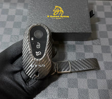 Load image into Gallery viewer, Premium Carbon Fiber Key Fob Cover Pack for Mercedes AMG GT55 C192 Exclusive Edition
