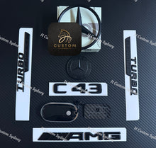 Load image into Gallery viewer, Matte Black C43 Badges Full Package For Mercedes AMG C43 W206 Sedan ONLY
