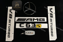 Load image into Gallery viewer, Custom Gloss Black C63S Badges Package For Mercedes C63s W205 C205 S205 2015-2018 Models
